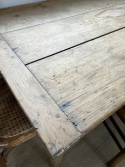 Table de ferme en chêne