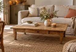 Table de ferme en chêne