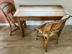 Table de ferme en chêne