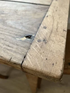 Table de ferme en chêne