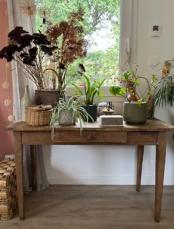 Table de ferme en chêne