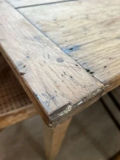 Table de ferme en chêne