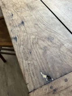 Table de ferme en chêne