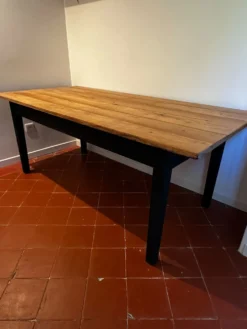 Table de ferme en chêne