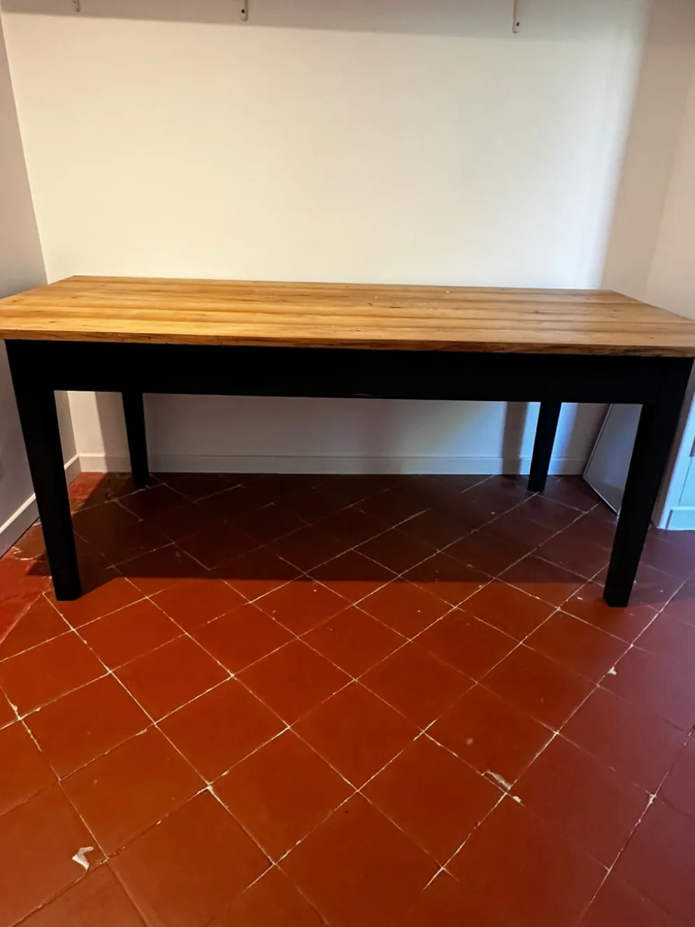 Table de ferme en chêne