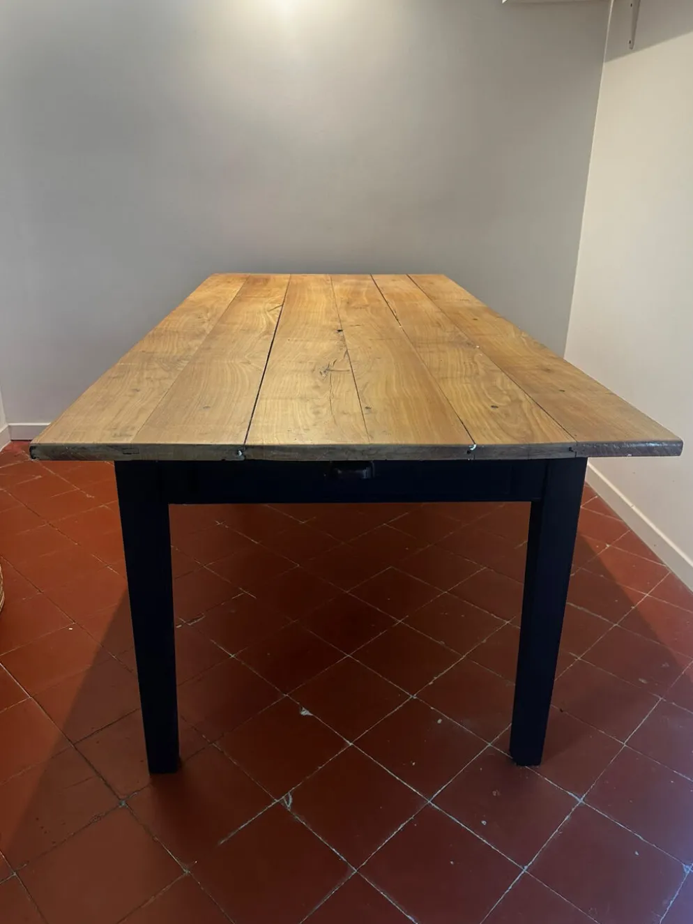 Table de ferme en chêne
