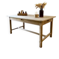 Table de ferme en chêne