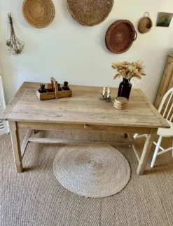 Table de ferme en chêne