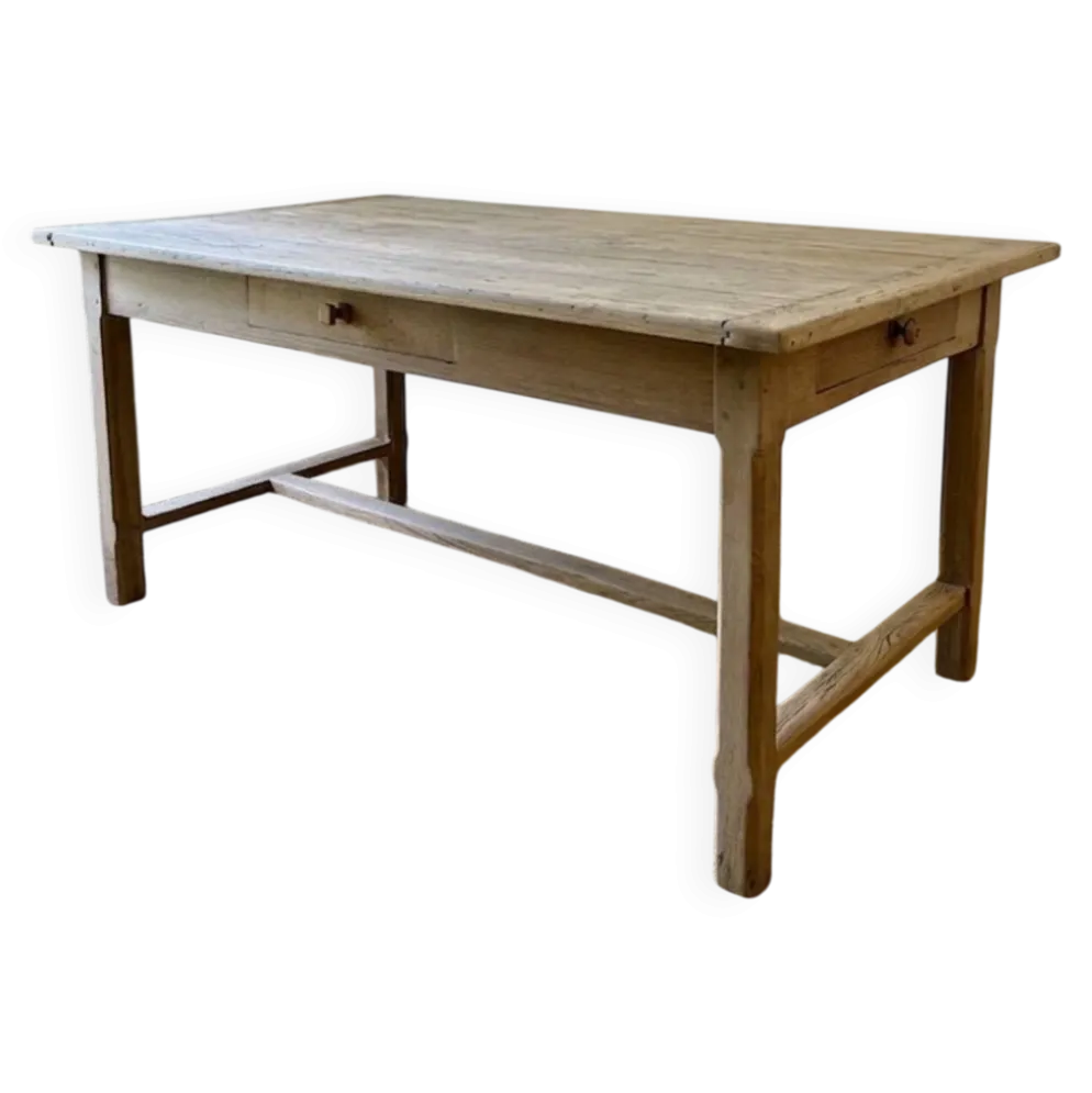 Table de ferme en chêne