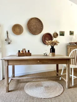 Table de ferme en chêne