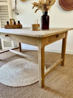 Table de ferme en chêne