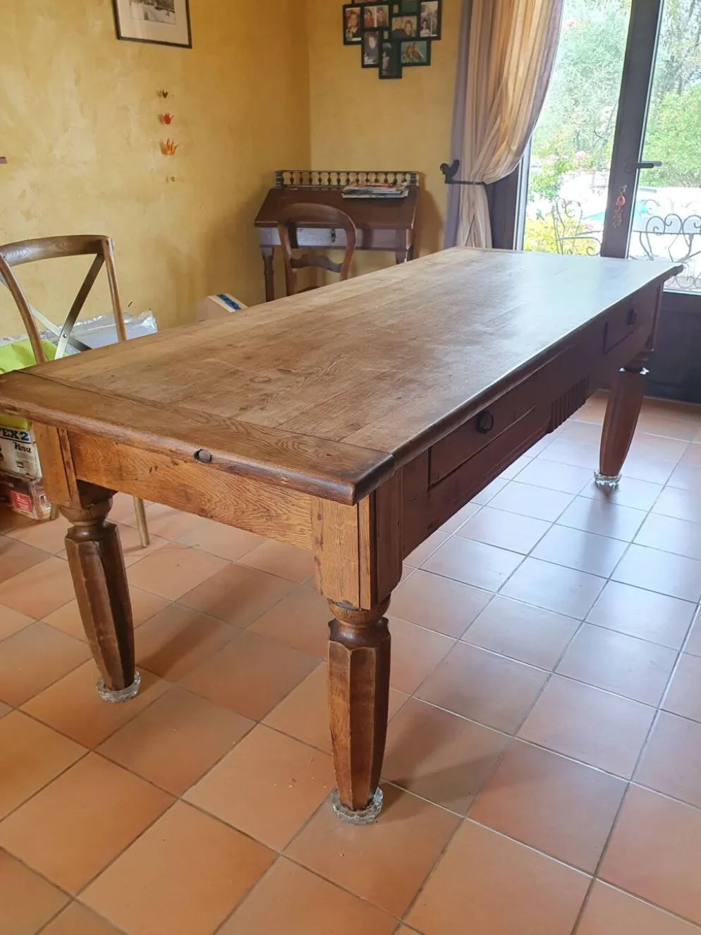 Table de ferme en chêne