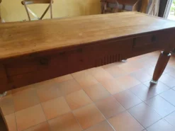 Table de ferme en chêne