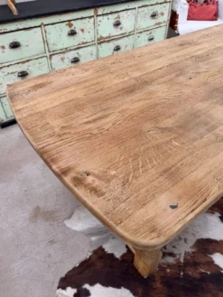 Table de ferme en chêne années 60