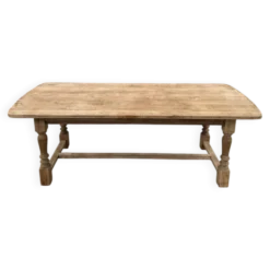 Table de ferme en chêne années 60