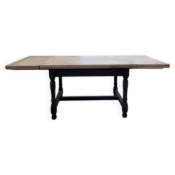 Table de ferme en chêne avec rallonges