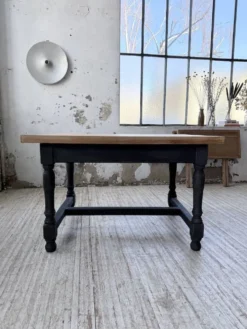 Table de ferme en chêne avec rallonges