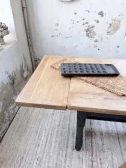 Table de ferme en chêne avec rallonges