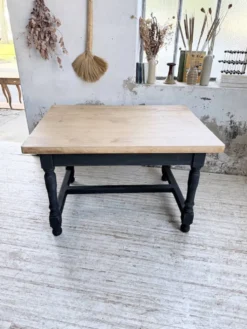 Table de ferme en chêne avec rallonges