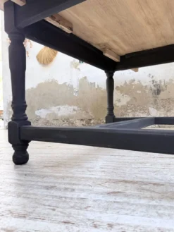 Table de ferme en chêne avec rallonges