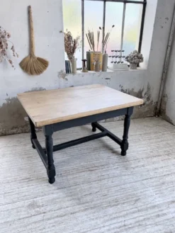 Table de ferme en chêne avec rallonges