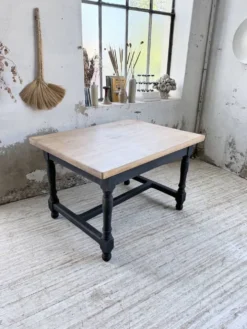 Table de ferme en chêne avec rallonges