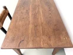 Table de ferme en chêne massif, années 30