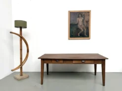 Table de ferme en chêne massif, années 30