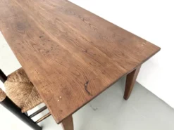 Table de ferme en chêne massif, années 30