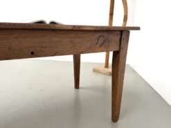 Table de ferme en chêne massif, années 30