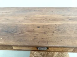 Table de ferme en chêne massif, années 30