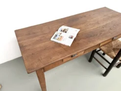 Table de ferme en chêne massif, années 30