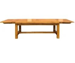 Table de ferme en chêne massif avec rallonges 2m20/3m20