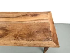 Table de ferme en noyer massif, années 50