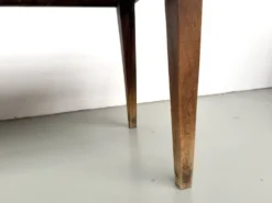 Table de ferme en noyer massif, années 50