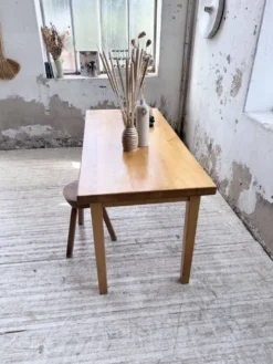 Table de ferme en orme massif 150cm