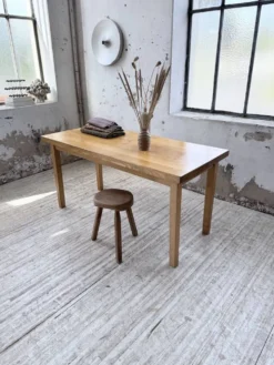 Table de ferme en orme massif 150cm
