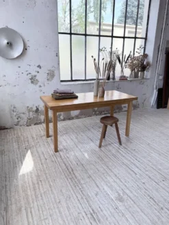 Table de ferme en orme massif 150cm