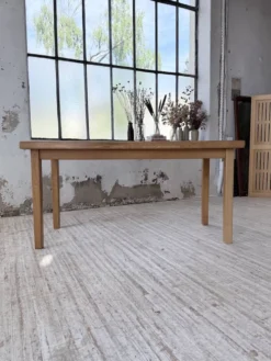 Table de ferme en orme massif 150cm
