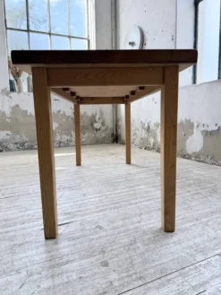 Table de ferme en orme massif 150cm
