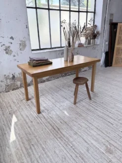 Table de ferme en orme massif 150cm