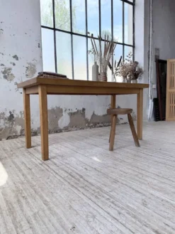 Table de ferme en orme massif 150cm
