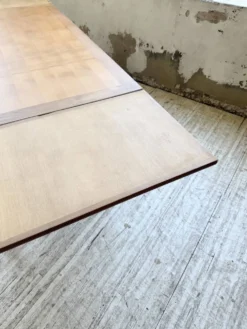Table de ferme noyer à rallonges 150-250cm