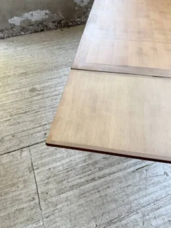 Table de ferme noyer à rallonges 150-250cm