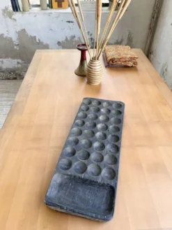 Table de ferme noyer à rallonges 150-250cm