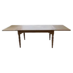 Table de ferme noyer à rallonges 150-250cm
