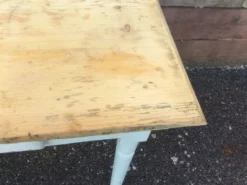 Table de ferme ou bistrot vintage 1920 brasserie france shabby chic