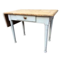Table de ferme ou bistrot vintage 1920 brasserie france shabby chic