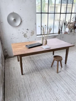 Table de ferme pitchpin 2 x 1 m années 1950