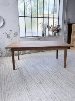 Table de ferme pitchpin 2 x 1 m années 1950